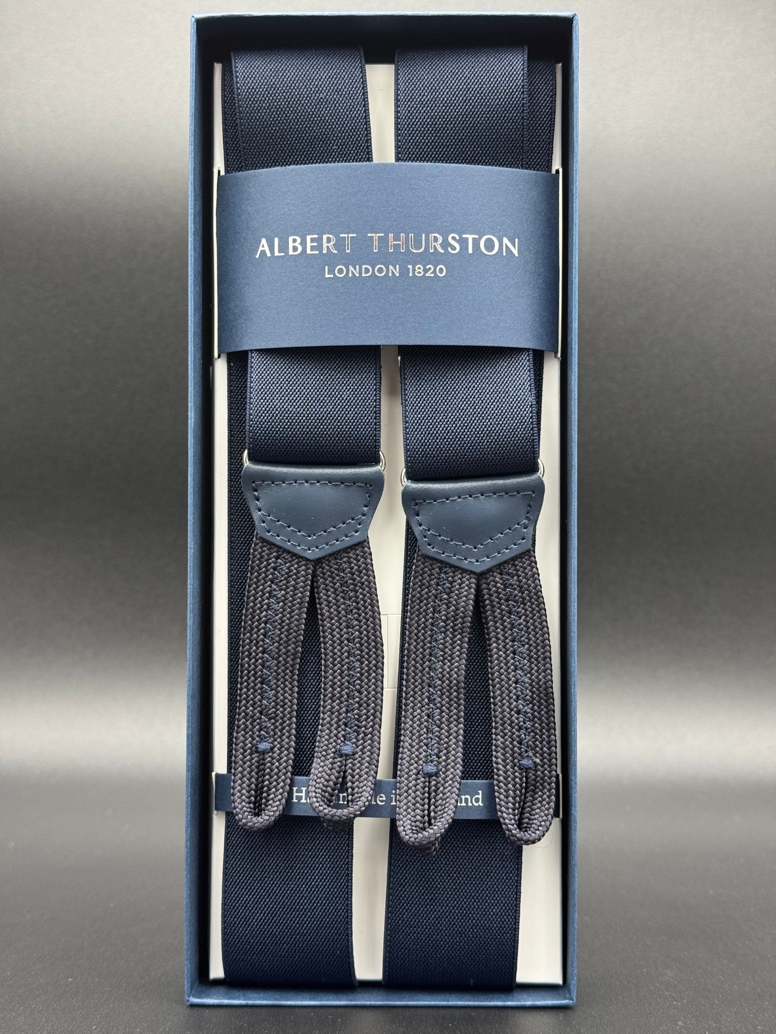 Albert Thurston bretelle Blue Navy