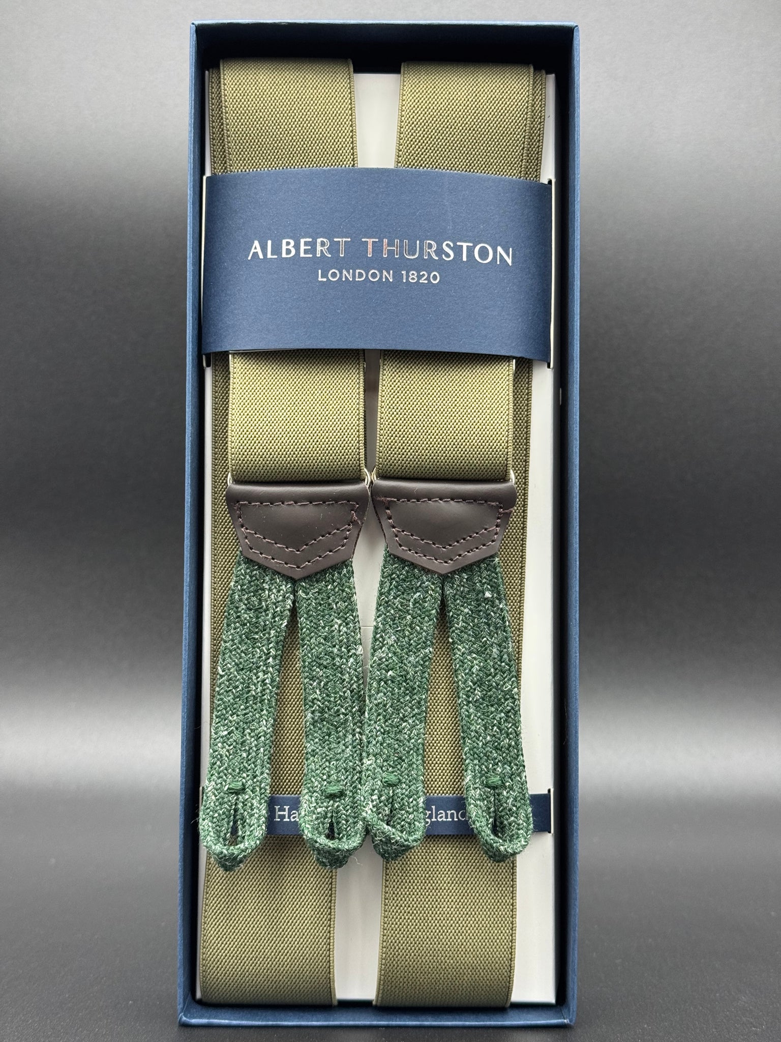 Albert Thurston bretelle Verde militare