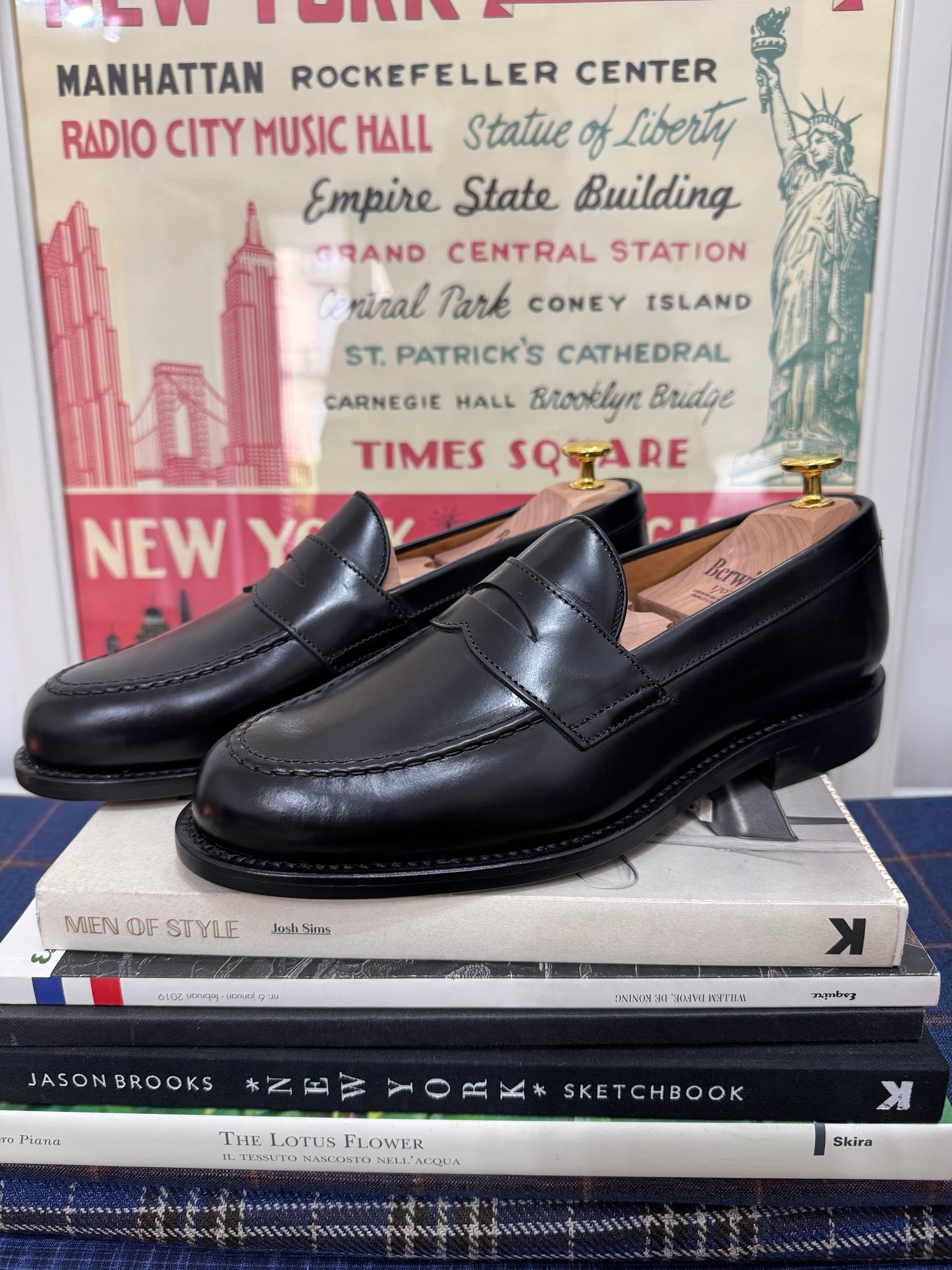 Berwick 1707 Mocassino pelle nero
