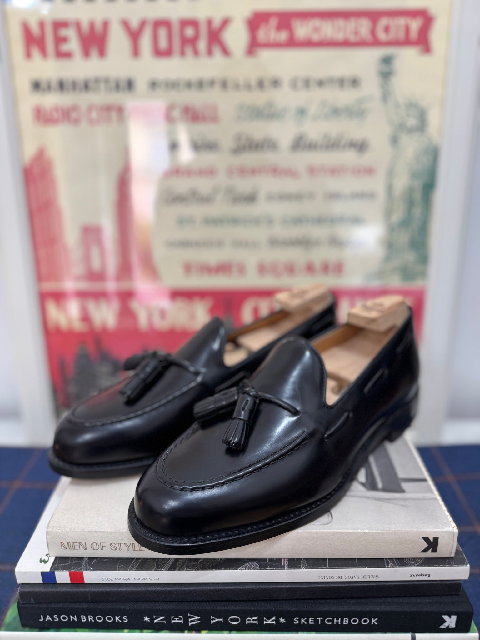 Berwick 1707 Mocassino in pelle nero