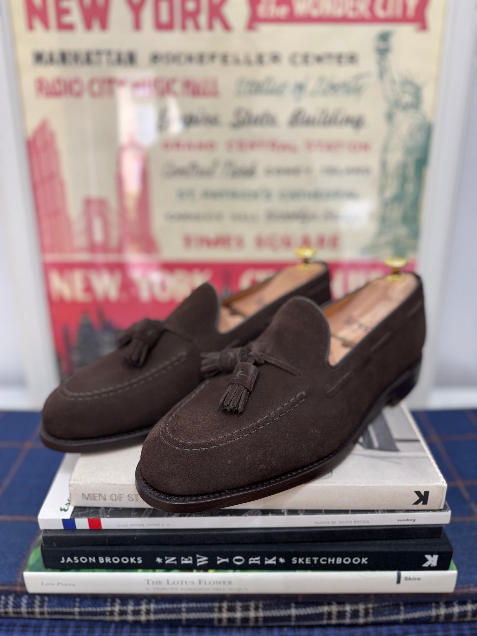 Berwick 1707 Mocassino scamosciato marrone
